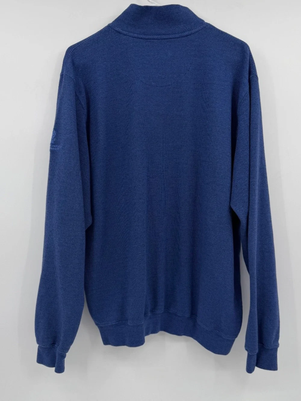 Ritz Carlton Golf Club 1/4 Zip Pullover Men XL Blue Carnoustie Sweater Dove Mntn